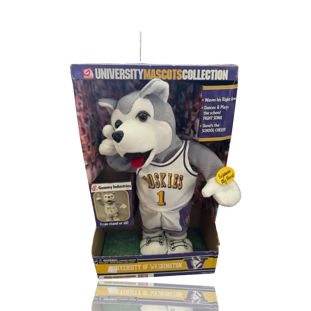 Gemmy University of Washington Huskies Animated Singing Mascot: NIB